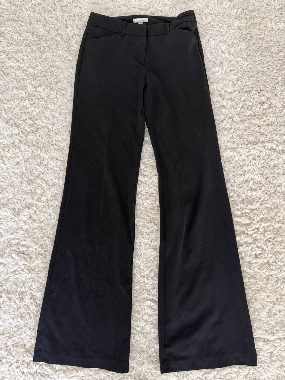 New York & Company Black Flared Dress Pants